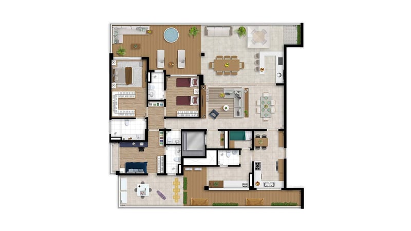 239m² do The Garden Anália Franco
