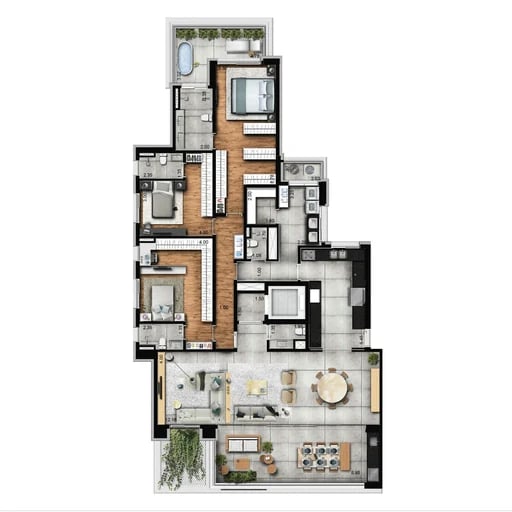 257m² do Syrah Anália Franco
