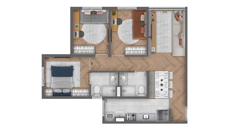 57m² do ix.Tatuapé