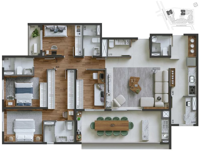 132m² do Edro