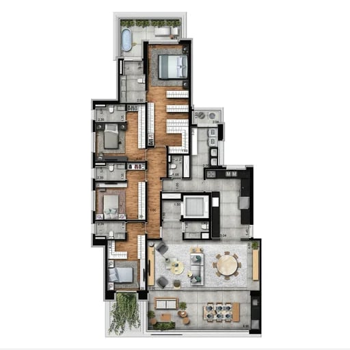 257m² do Syrah Anália Franco