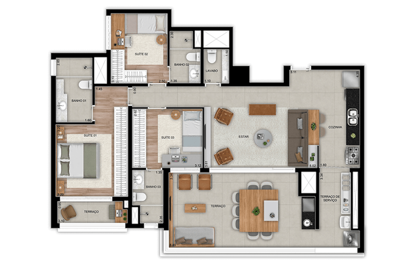 119m² do Landmark Tatuapé