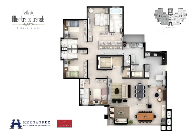 227m² do Alhambra de Granada