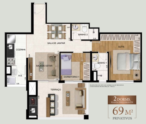 69m² do Magnífico Mooca