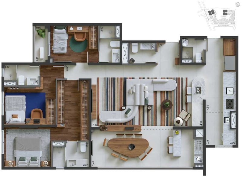 132m² do Edro