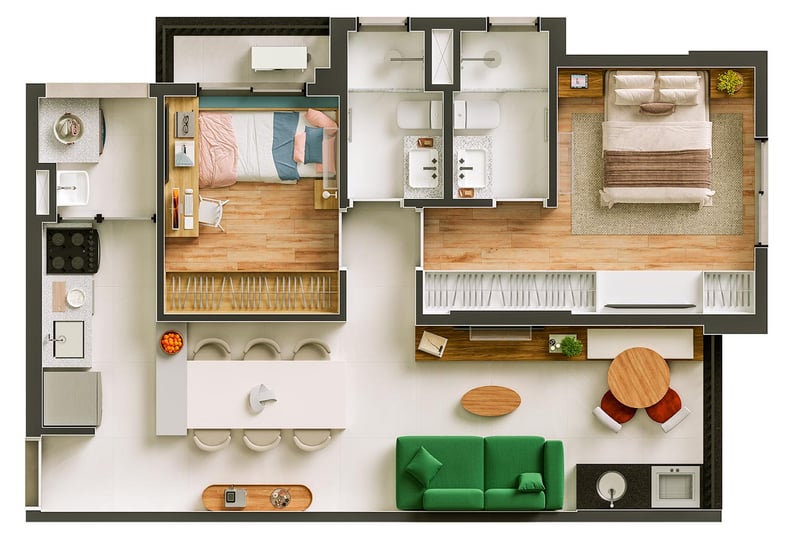 60m² do Duo Anália
