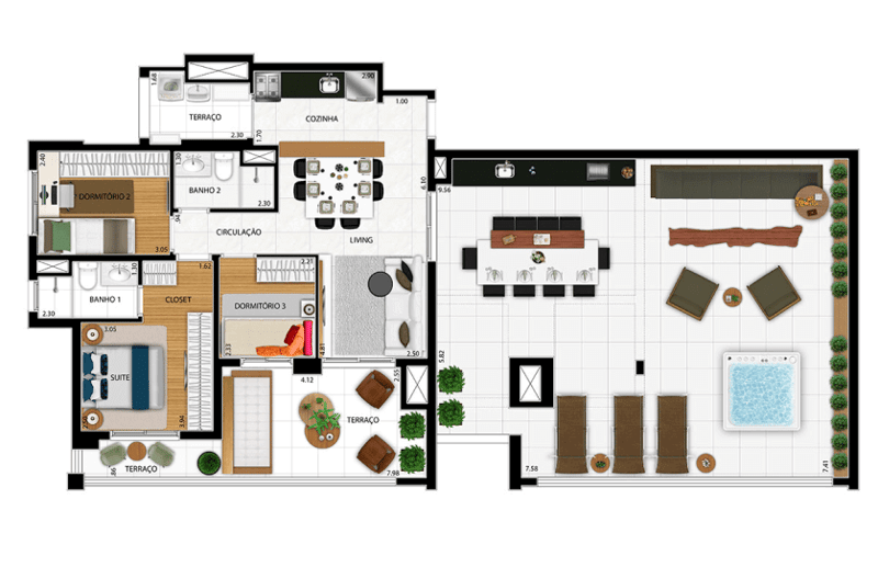 157m² do Praça Tatuapé