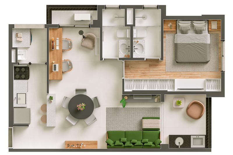 60m² do Duo Anália