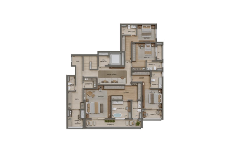 485m² do Monã Anália Franco