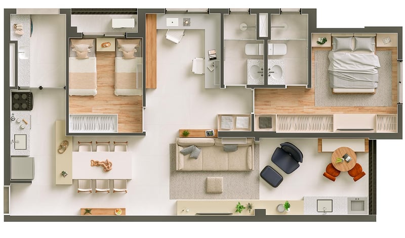 85m² do Duo Anália