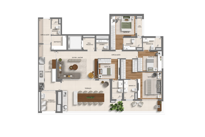 179m² do Monã Mooca