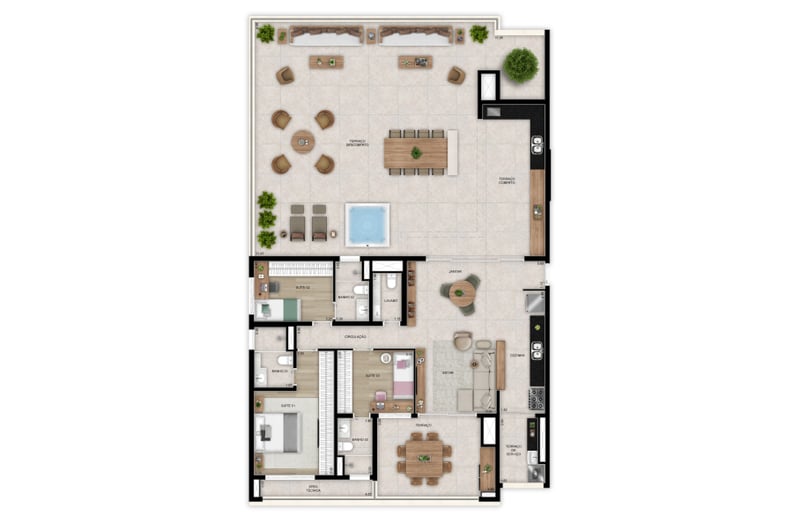 239m² do Vista Tatuapé Boulevard