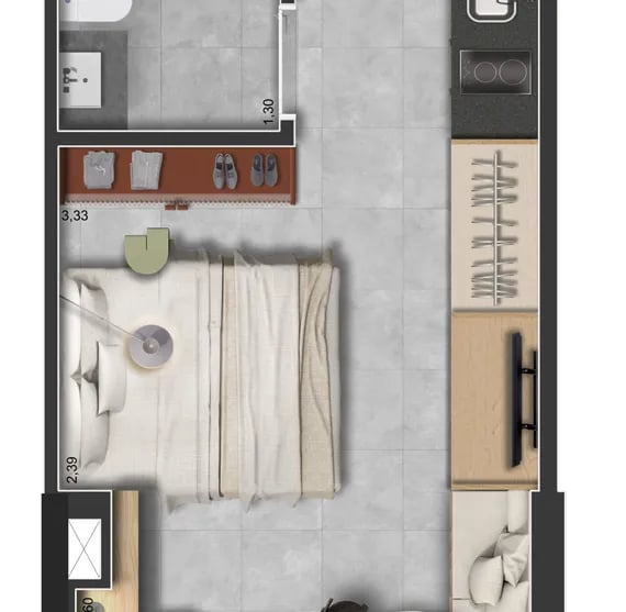 26m² do Praça Japi