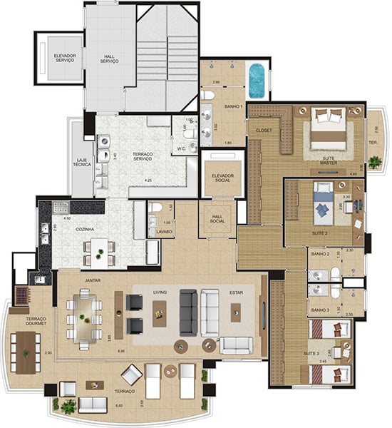 180m² do Eunice Weaver