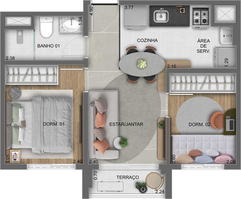 38m² do Lume House