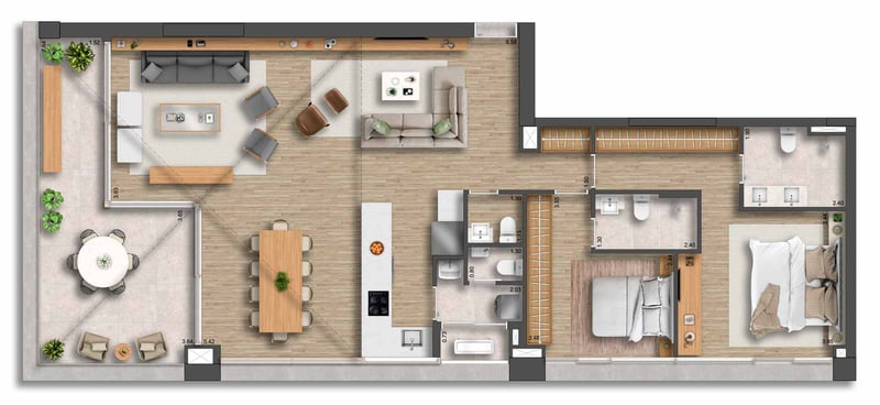 137m² do 155 Jerônimo