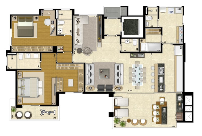171m² do Montessori