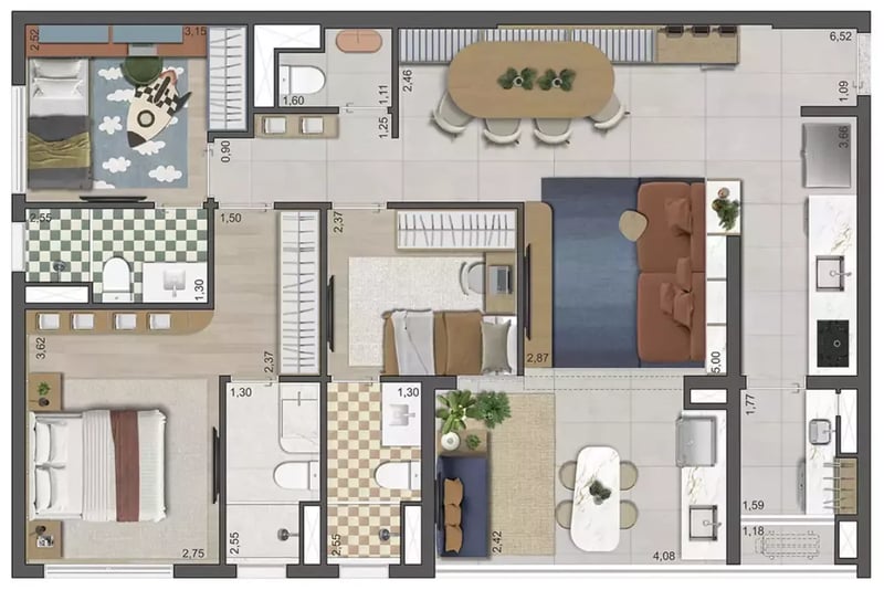 97m² do The Gardens Eleya