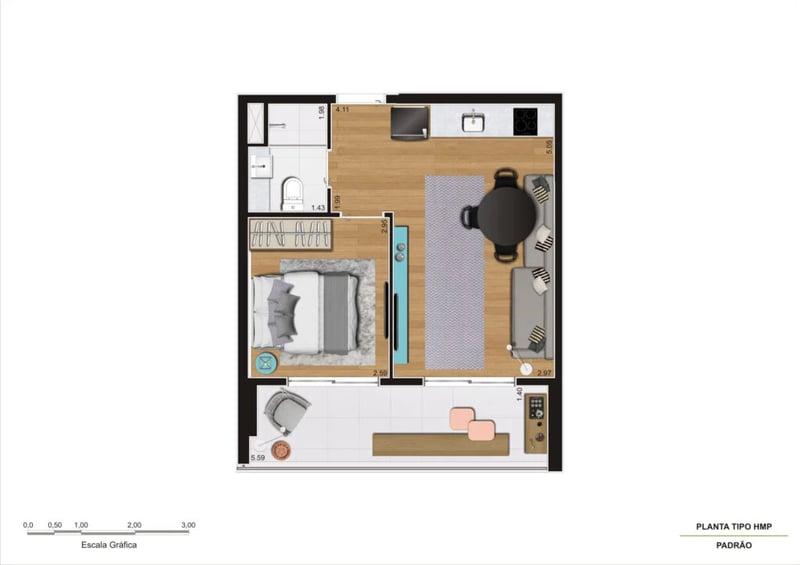 40m² do Be.Live