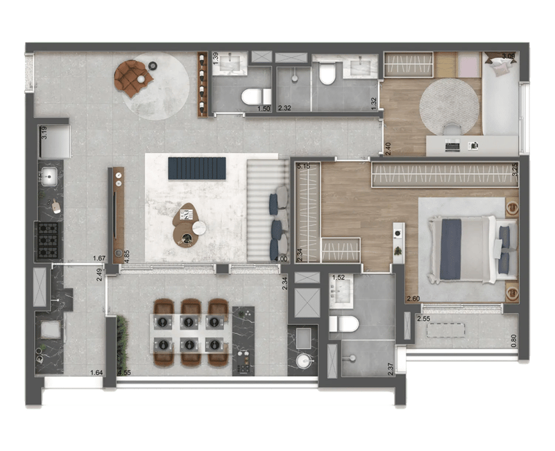 85m² do Raízes Reserve