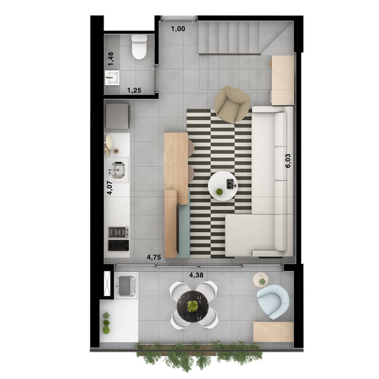 Superduplex 64m² do Artem