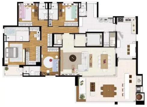 221m² do L'Essence Mooca