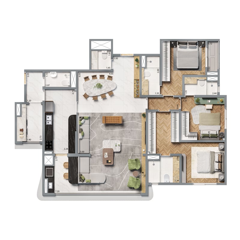 144m² do Home Boutique By Living Anália Franco