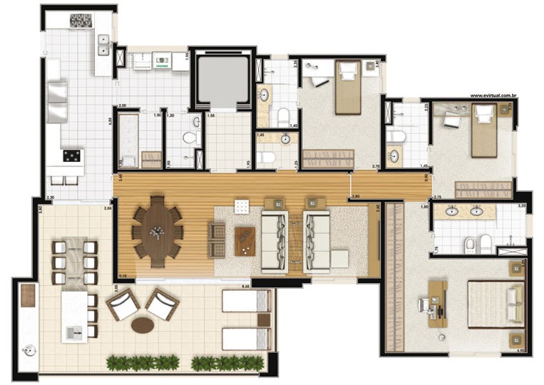 176m² do Central Park Tatuapé