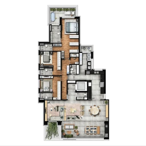 257m² do Syrah Anália Franco
