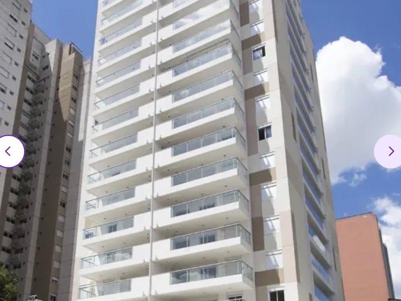 Apartamento Pinheiros 50mt² com Varanda 01dorm-01 vaga &mdash; Fachada