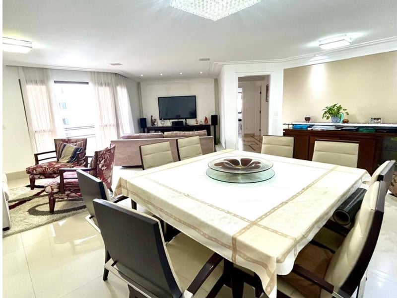 Apartamento  Tatuapé 154mt² 3 dorm-2 vagas &mdash; sala de jantar