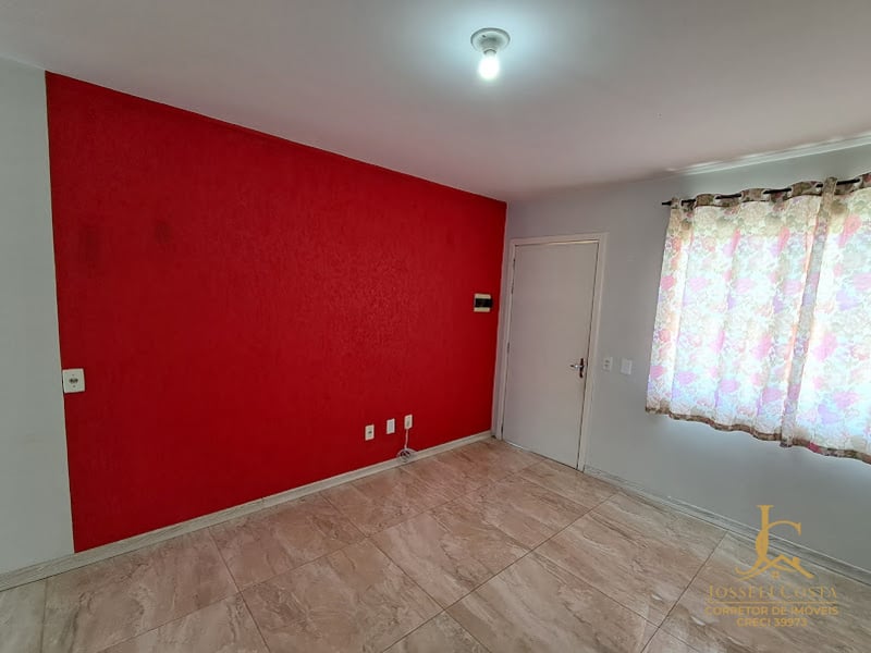 Sala com parede de destaque