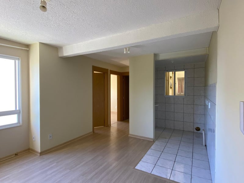 Sala integrada à cozinha