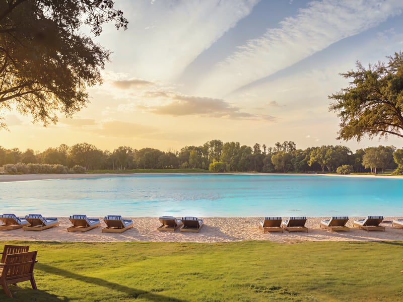 Lagoa Crystal Lagoons — amenity do complexo