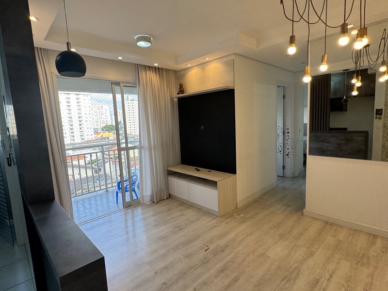 Apartamento com dois dormitórios e uma suíte