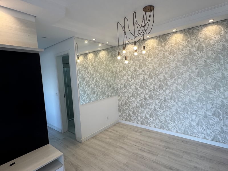Apartamento com dois dormitórios e uma suíte