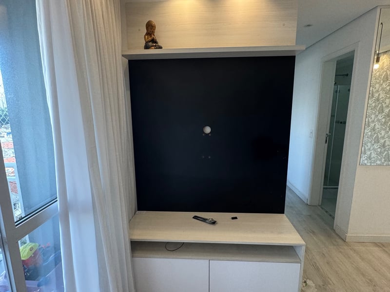 Apartamento com dois dormitórios e uma suíte