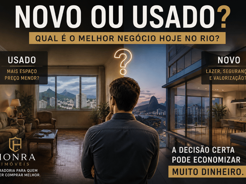 Imóvel novo ou usado: qual é o melhor negócio hoje no Rio?