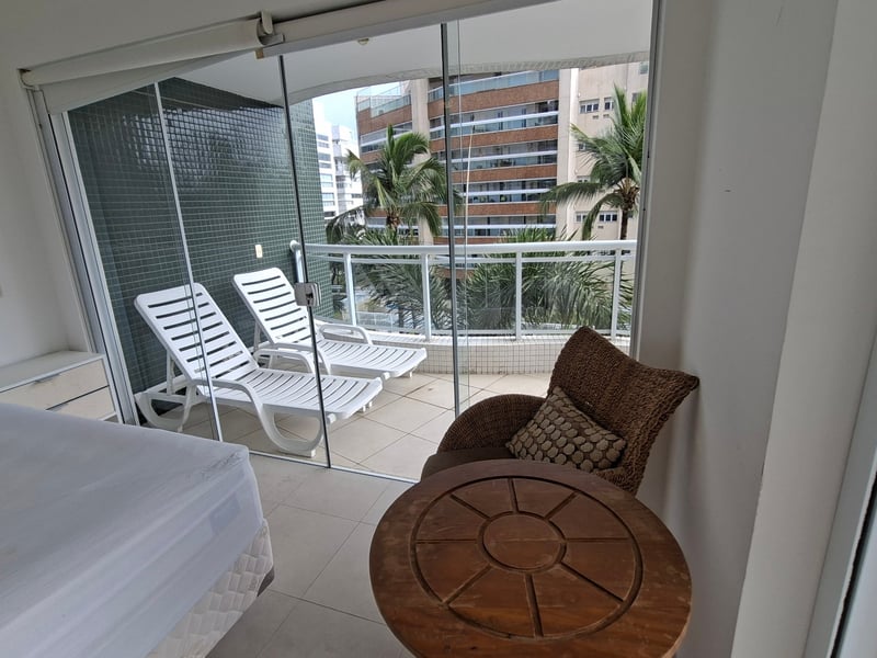 Quarto com acesso à varanda
