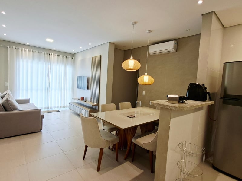 Sala de jantar integrada
