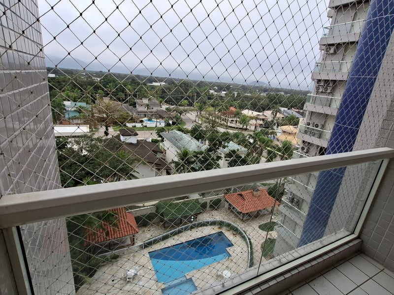 Vista para a piscina