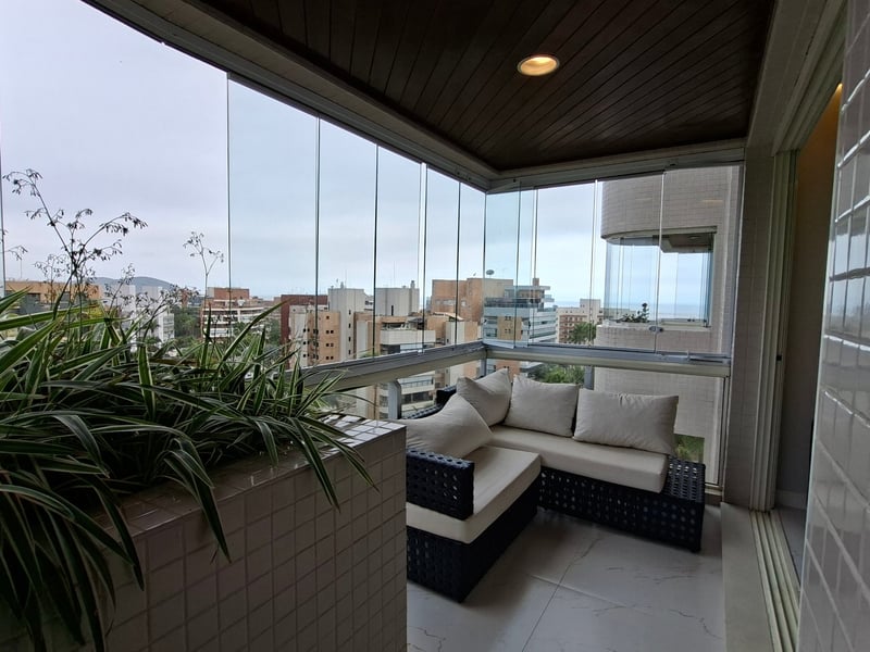 Varanda com vista panorâmica