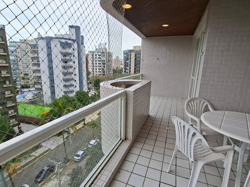 Varanda integrada ao apartamento