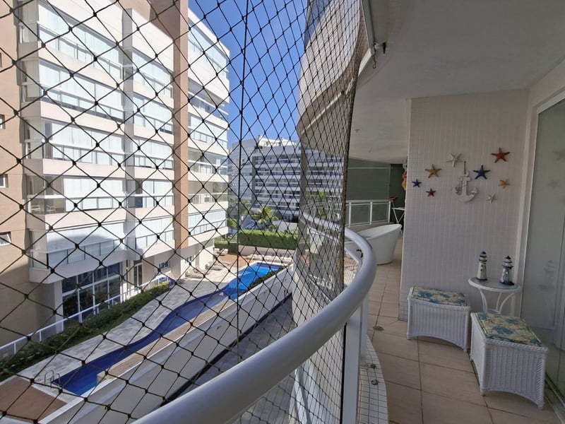 Vista externa da sacada