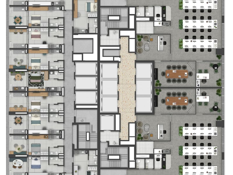 Planta - Pavimento Studio​