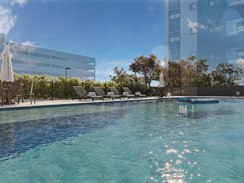 Piscina Adulto com Biribol e Aquabasket