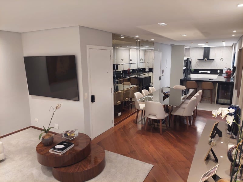 Residencial Júlio Verne &mdash; Sala de estar e jantar