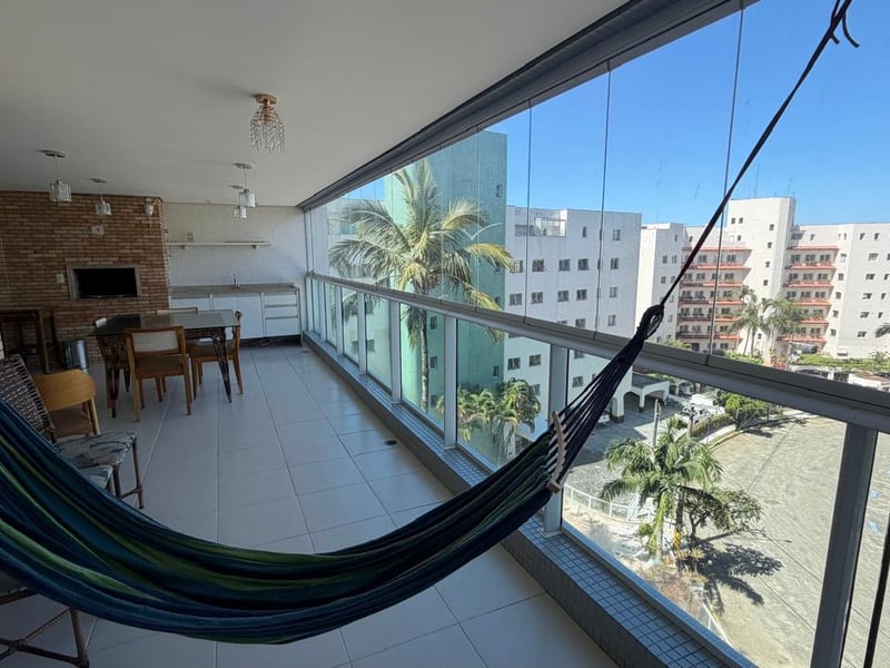 Varanda com vista aberta