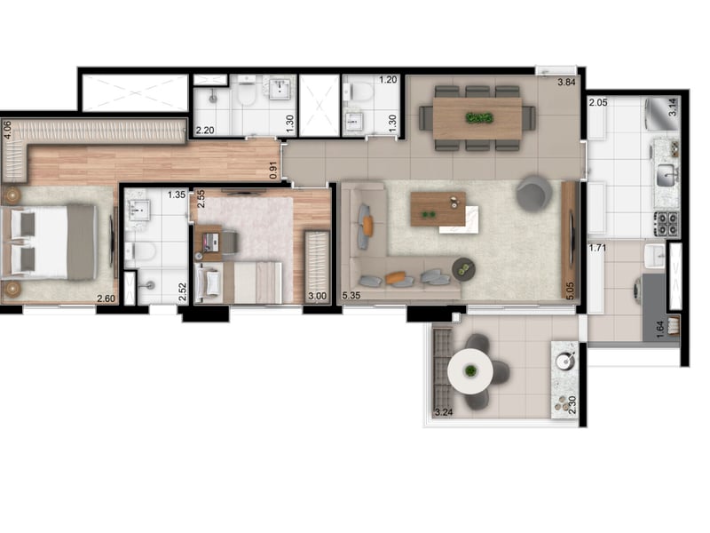 88m²