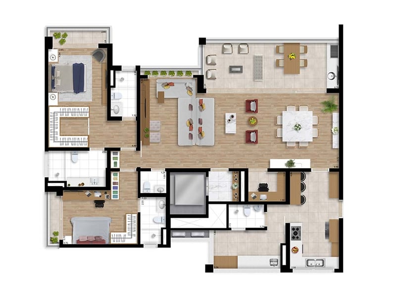 162m²